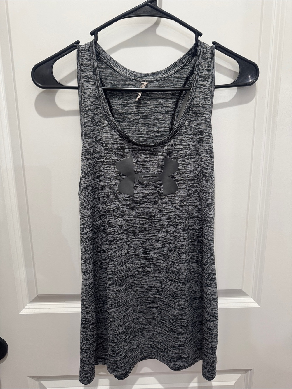 Under Armour Women's Heather Charcoal Racerback Tank